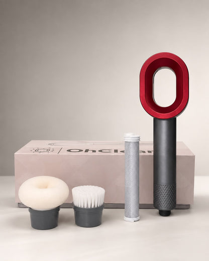 Duschkopf Set mit 2 Reinigungsbürsten und Aktivekohlefilter